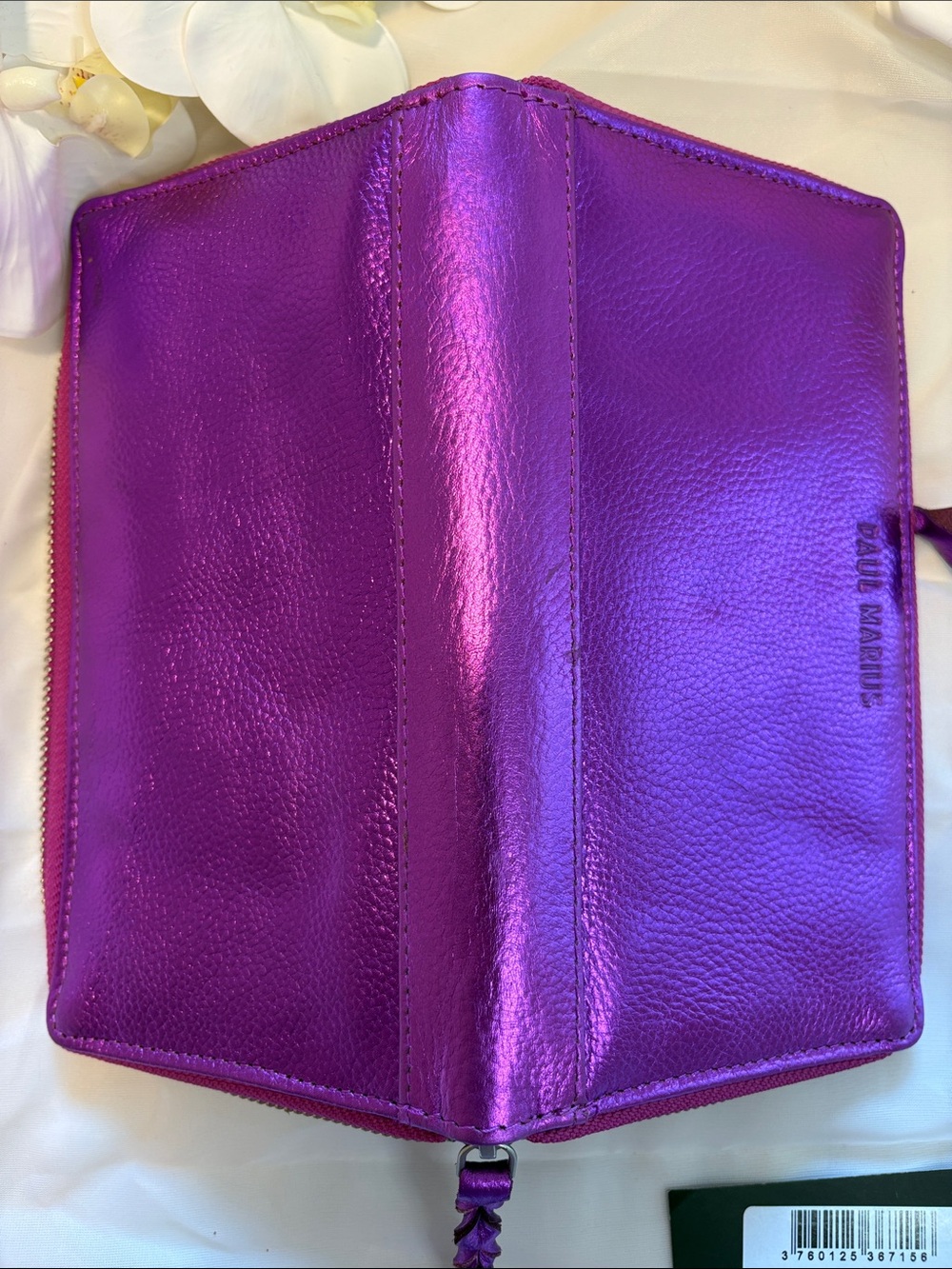 Paul Marius BonBon Leportefuille Charlotte Zippered Travel Wallet - Picture 4 of 5